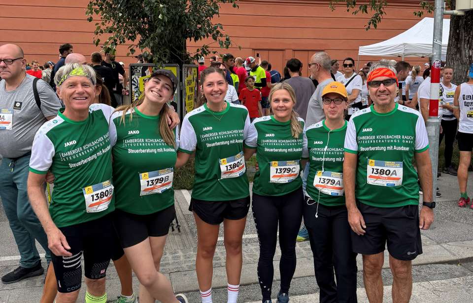 Foto: ©Emberger Kohlbacher Rauch - Unser Team beim Firmenlauf Innsbruck 2025